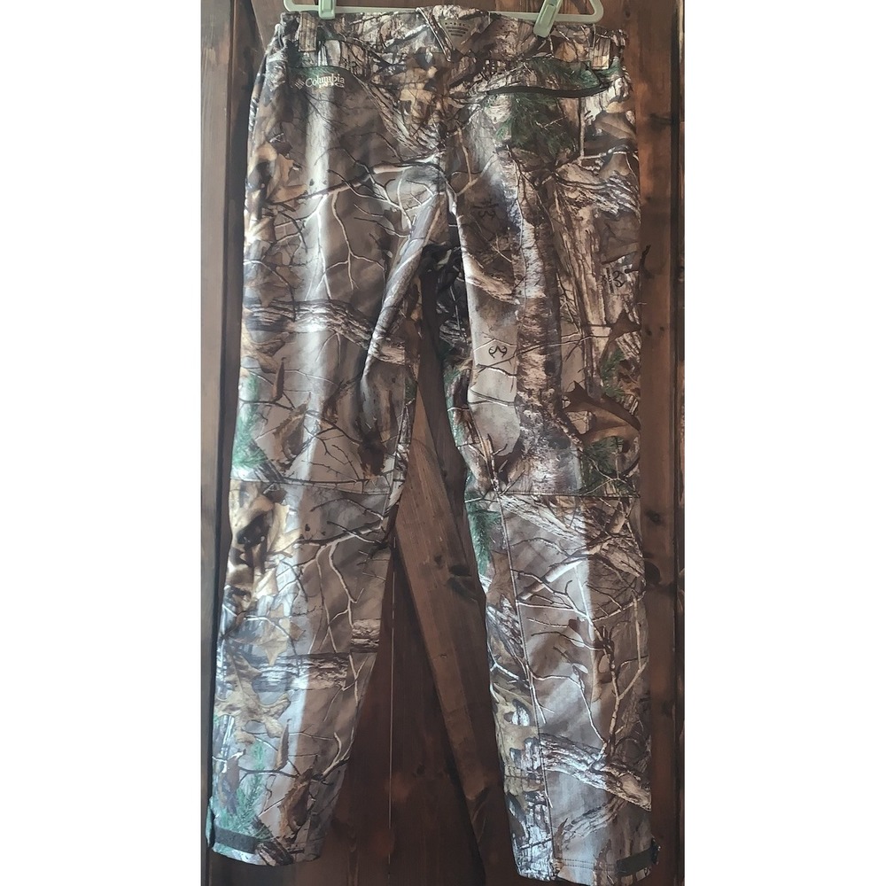 Columbia Camouflage Pants Size XL PHG Omni-Heat Realtree Extra Waterproof 40x34 - Picture 3 of 16